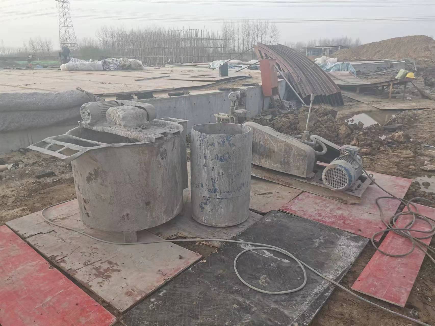 张港镇回填土注浆