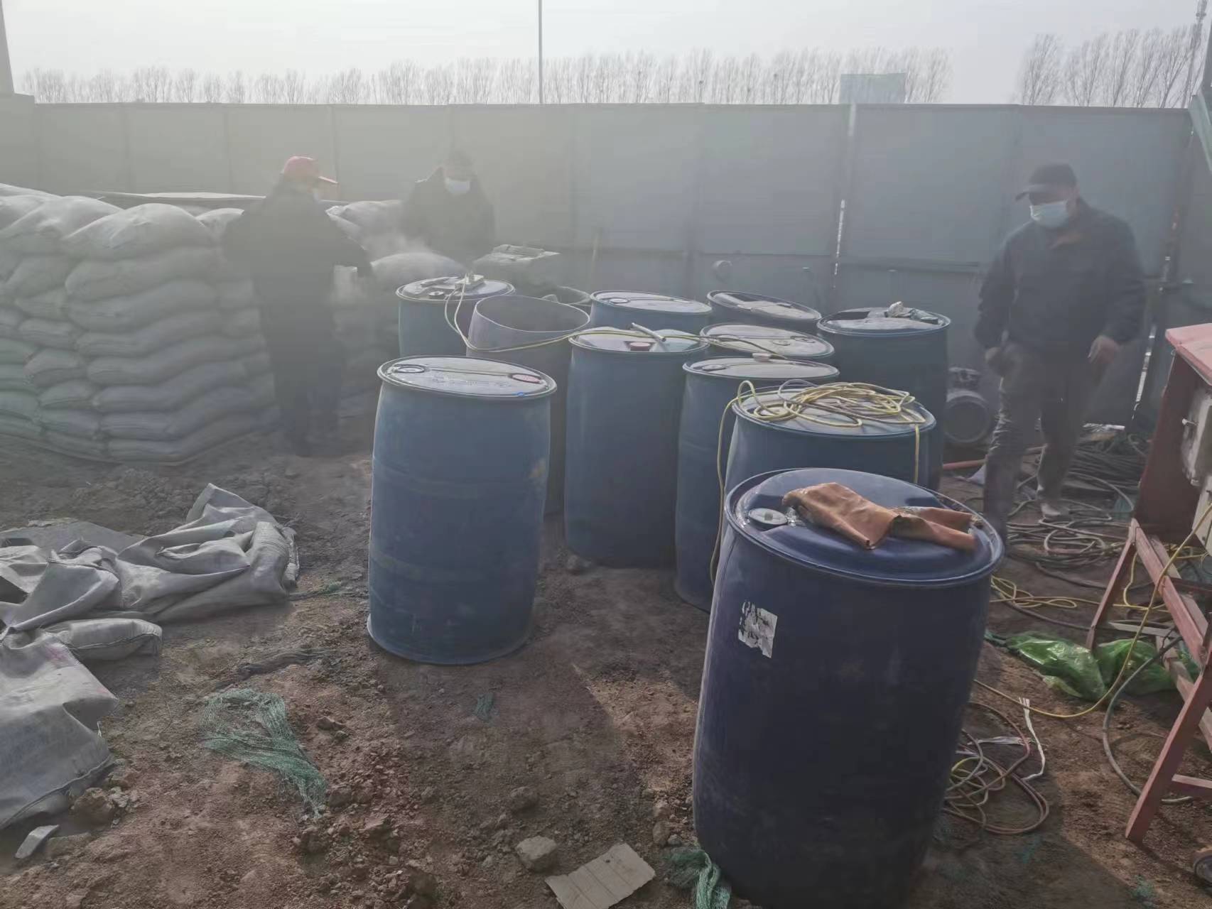 张港镇水泥注浆